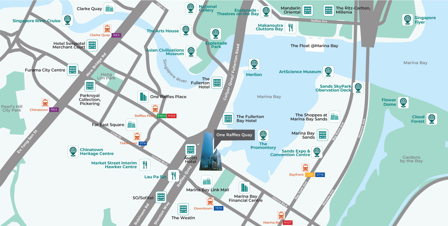 One Raffles Quay location map